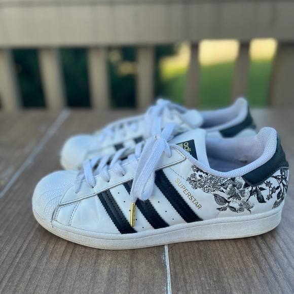 embroidered adidas superstars